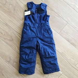 Toddler Snow Bib Size 2T Blue Overall Snow Pants
